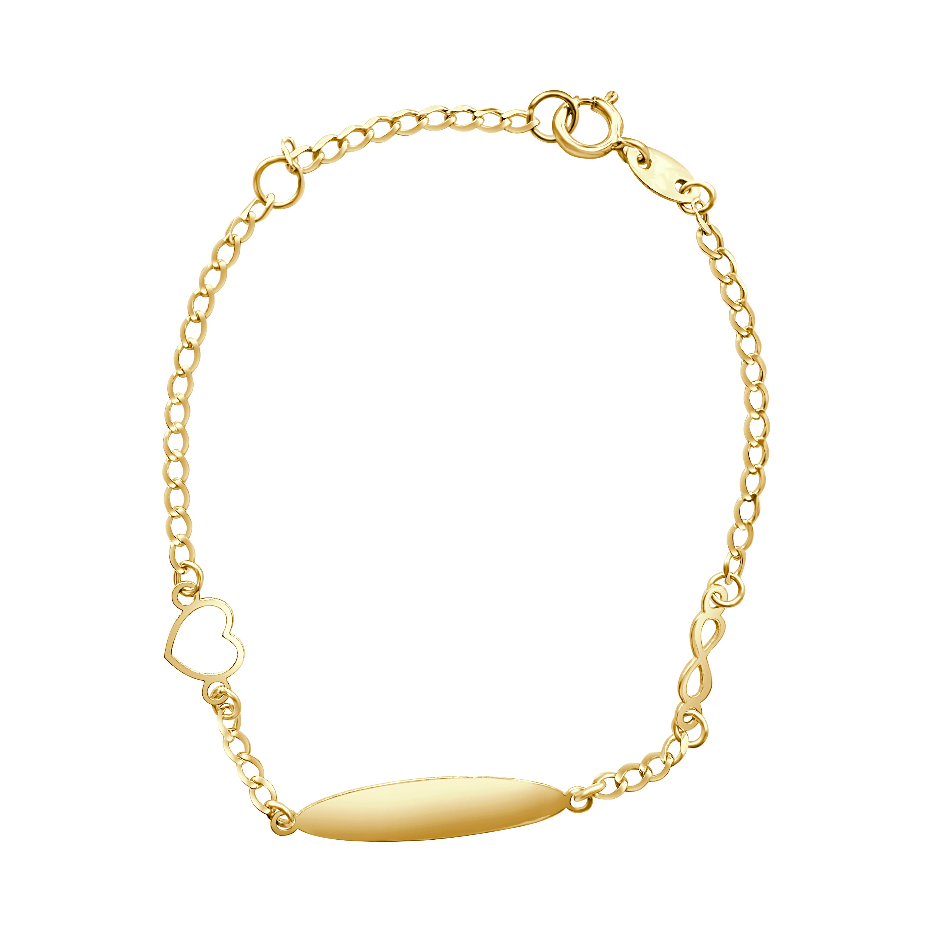 Pulsera para bebé de oro de primera ley Dulcé