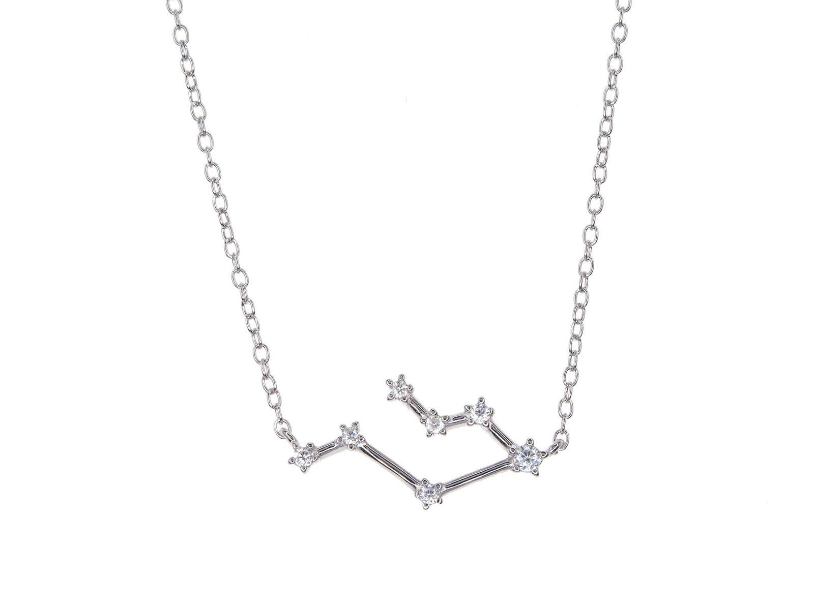 Collar de Plata de ley Géminis
