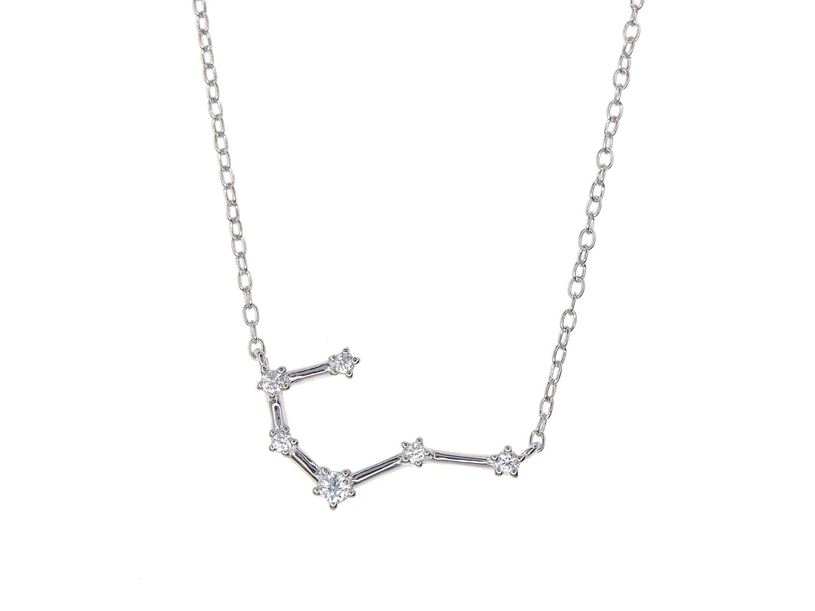 Collar de Plata de ley Cáncer