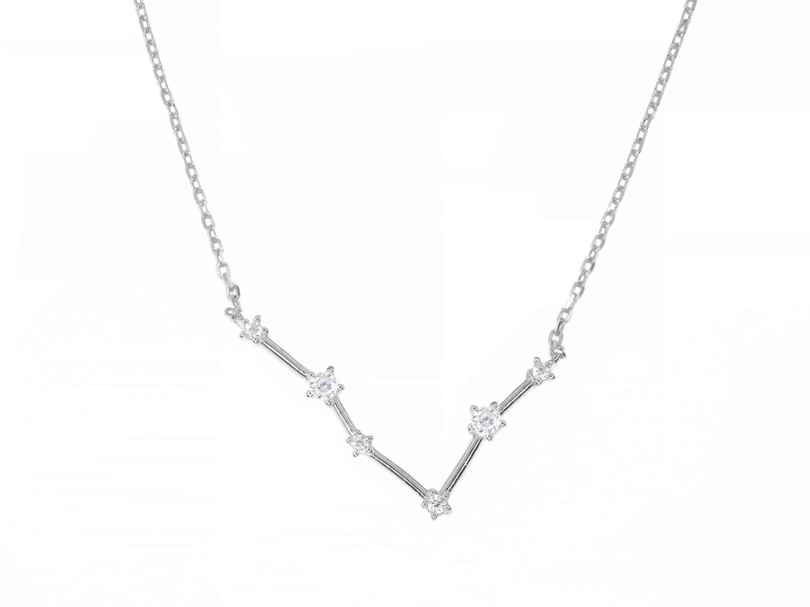 Collar de Plata de ley Piscis