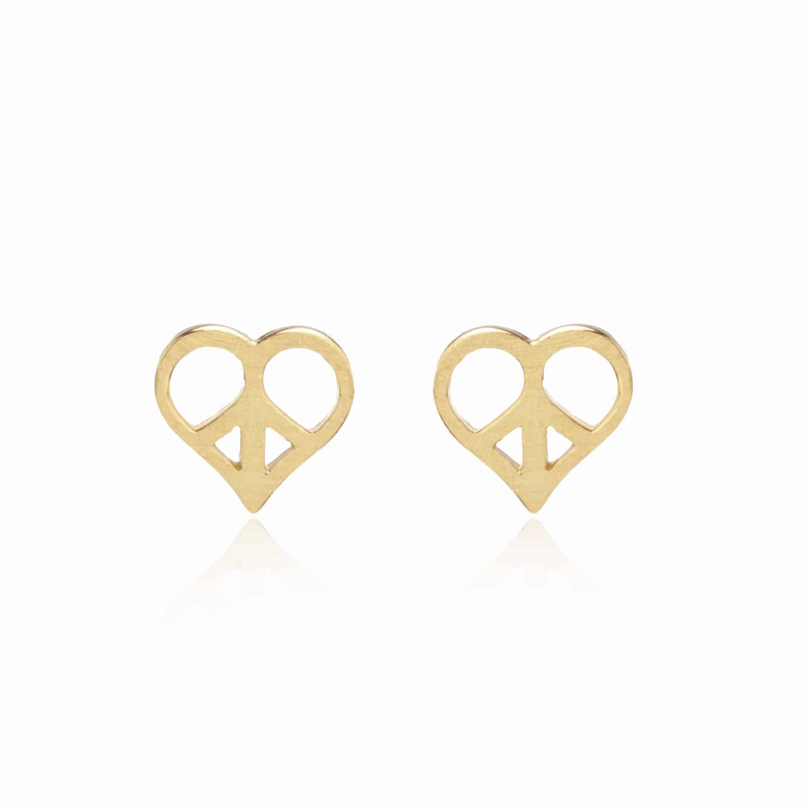 Pendientes de Plata Peace & Love