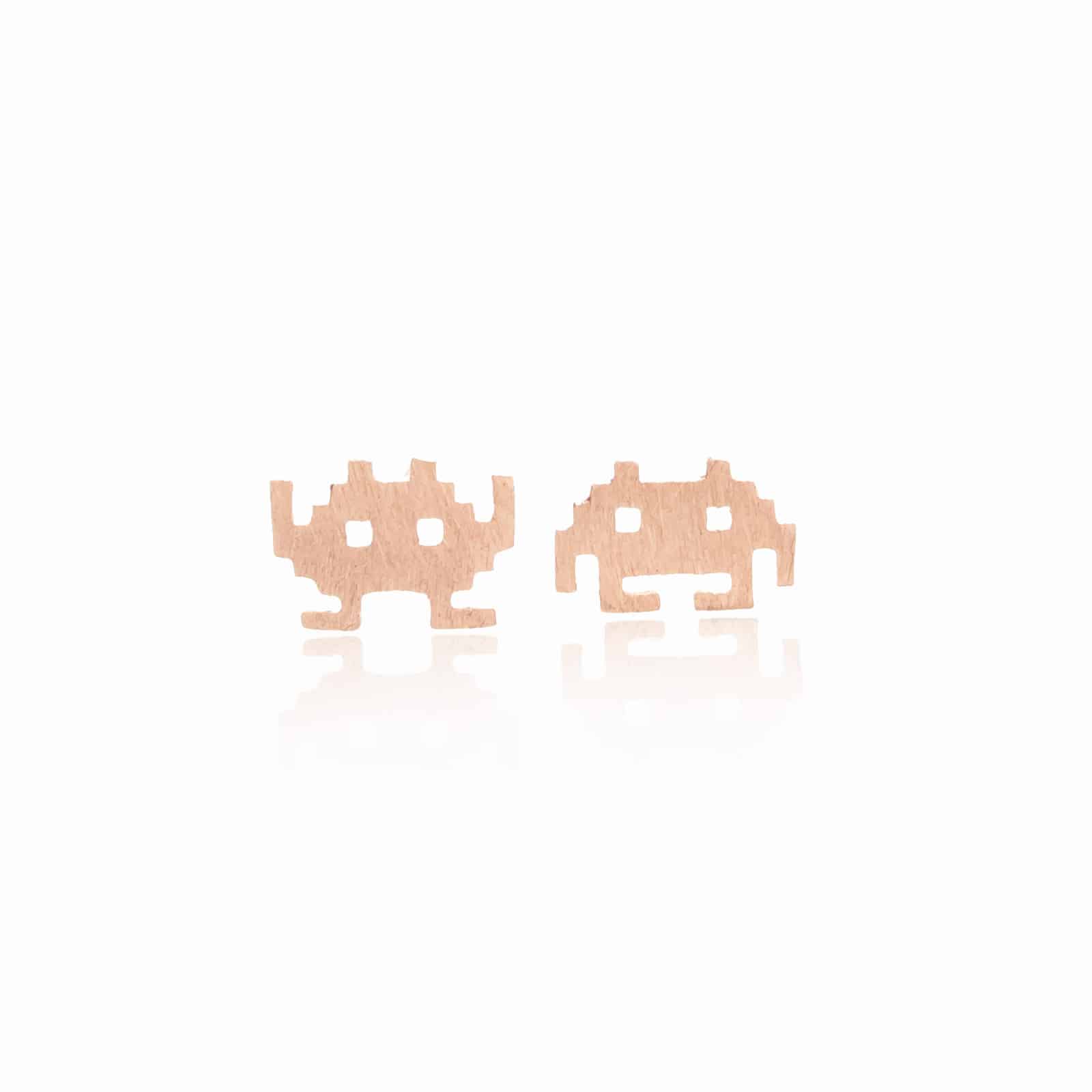 Pendientes de Plata Space Invaders
