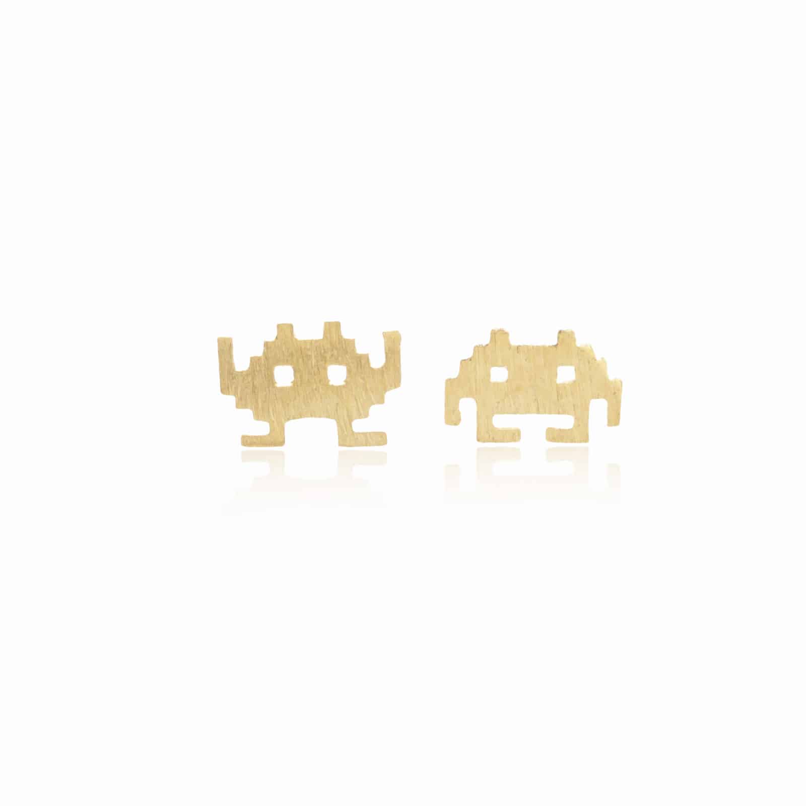 Pendientes de Plata Space Invaders
