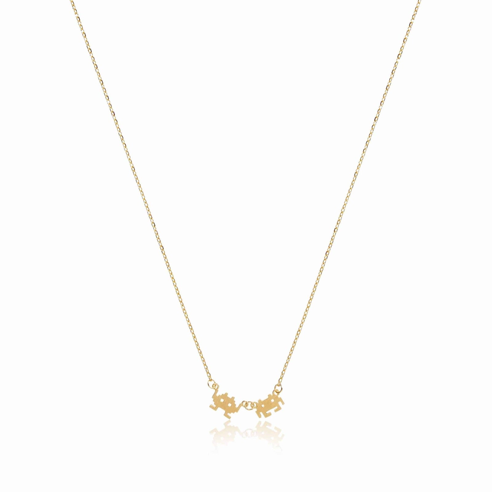 Collar de Plata Space Invaders