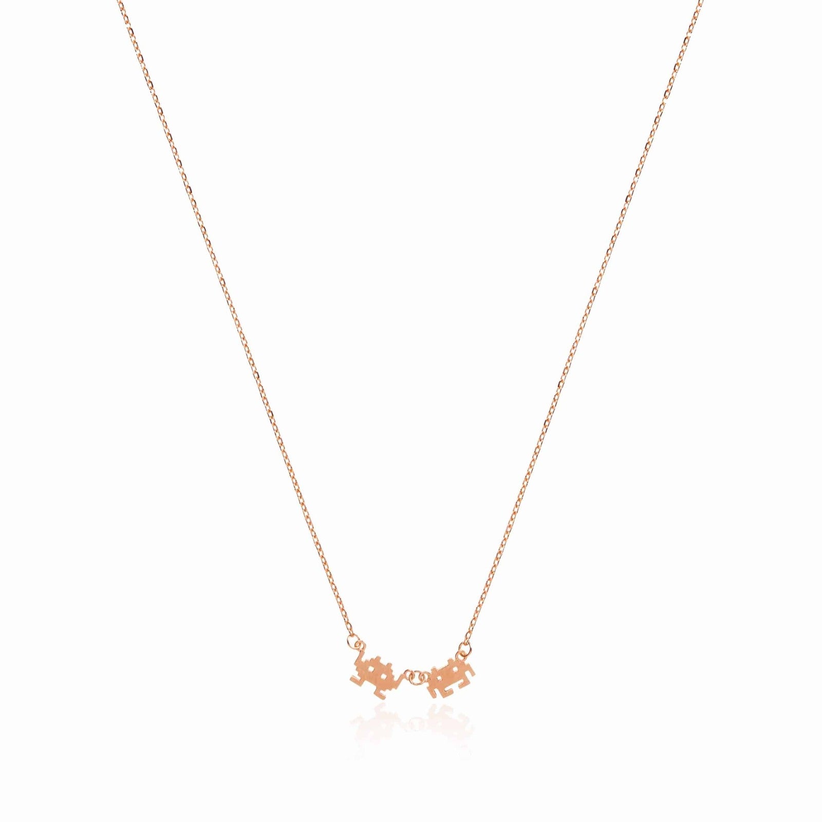 Collar de Plata Space Invaders