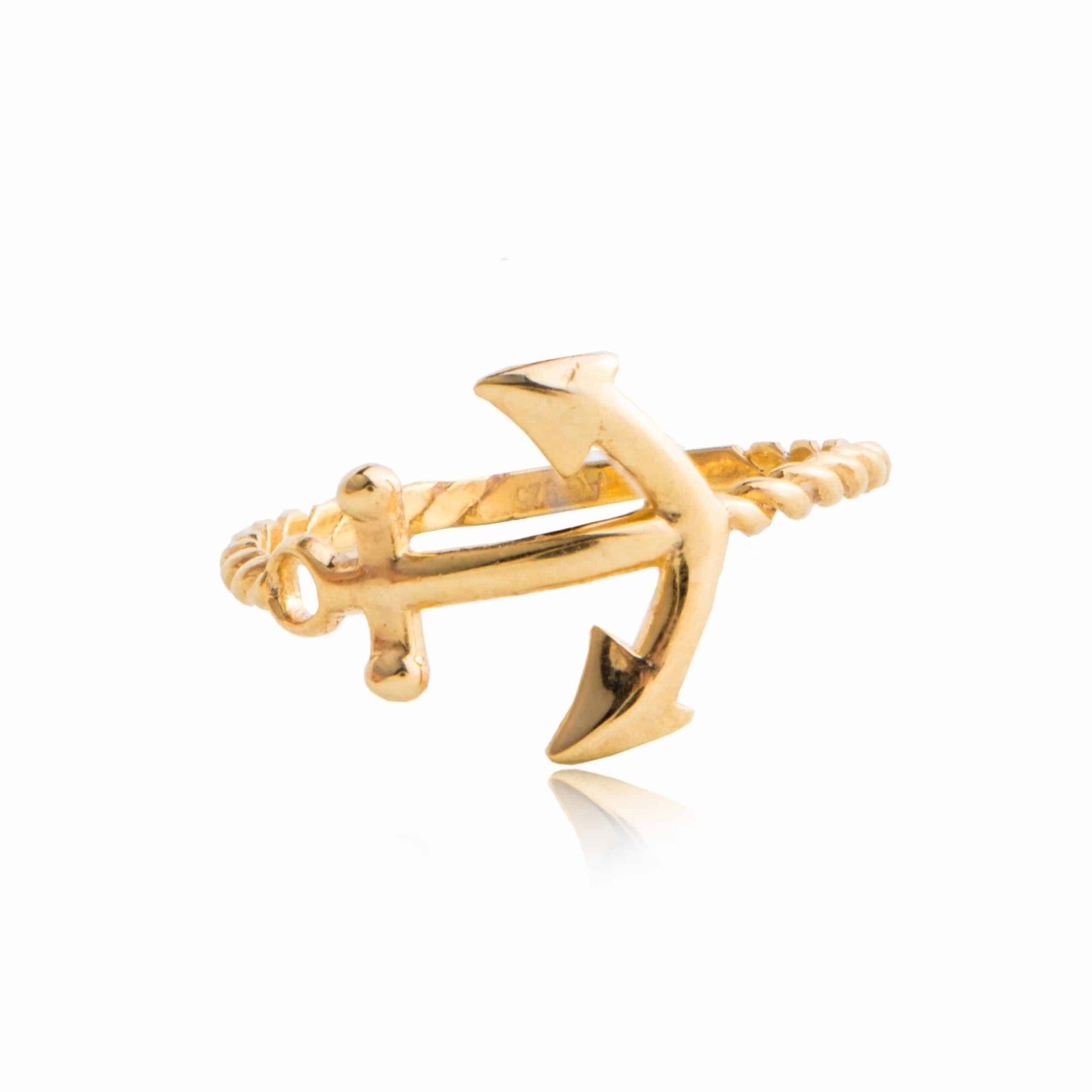 Anillo de Plata Ancla