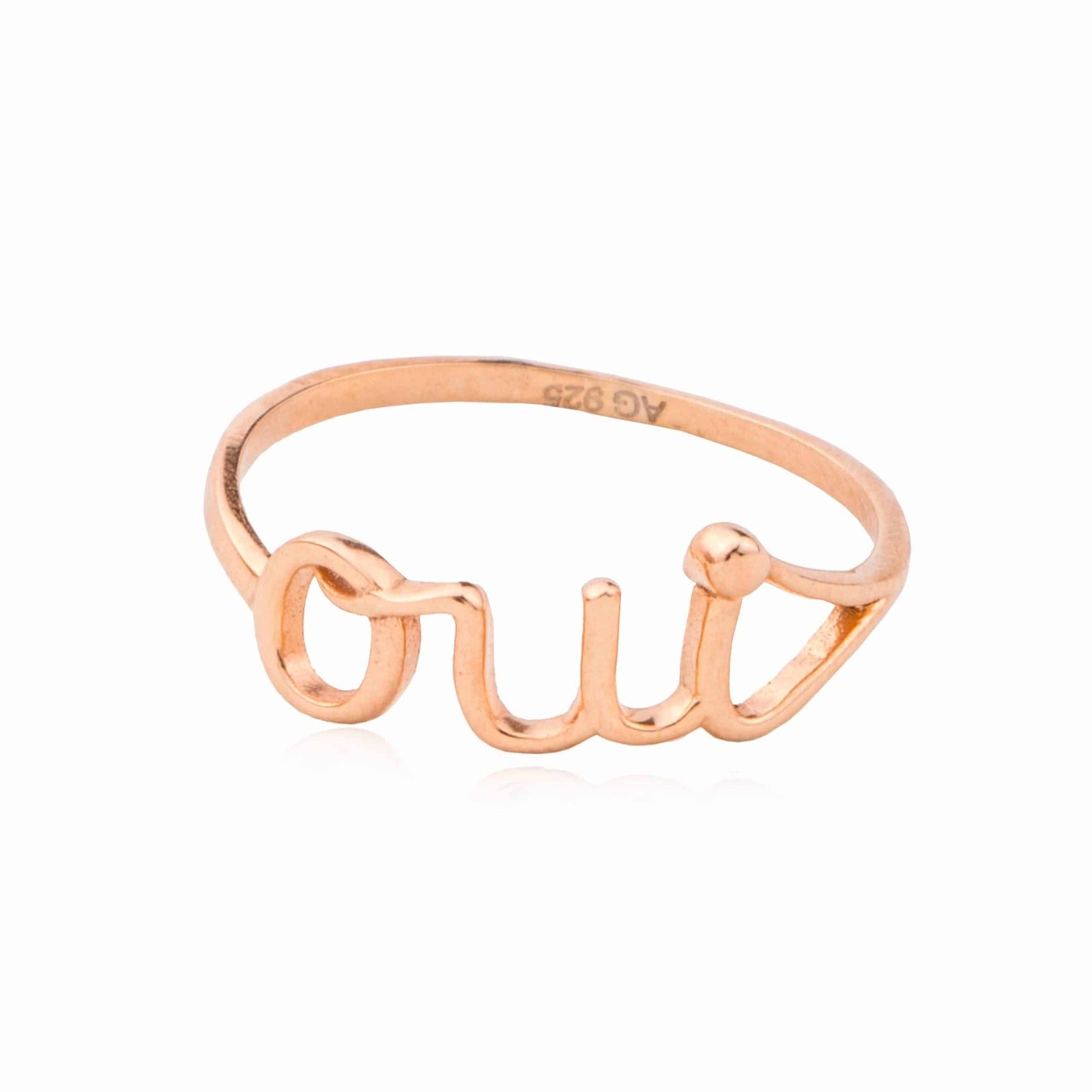 Anillo de Plata Oui