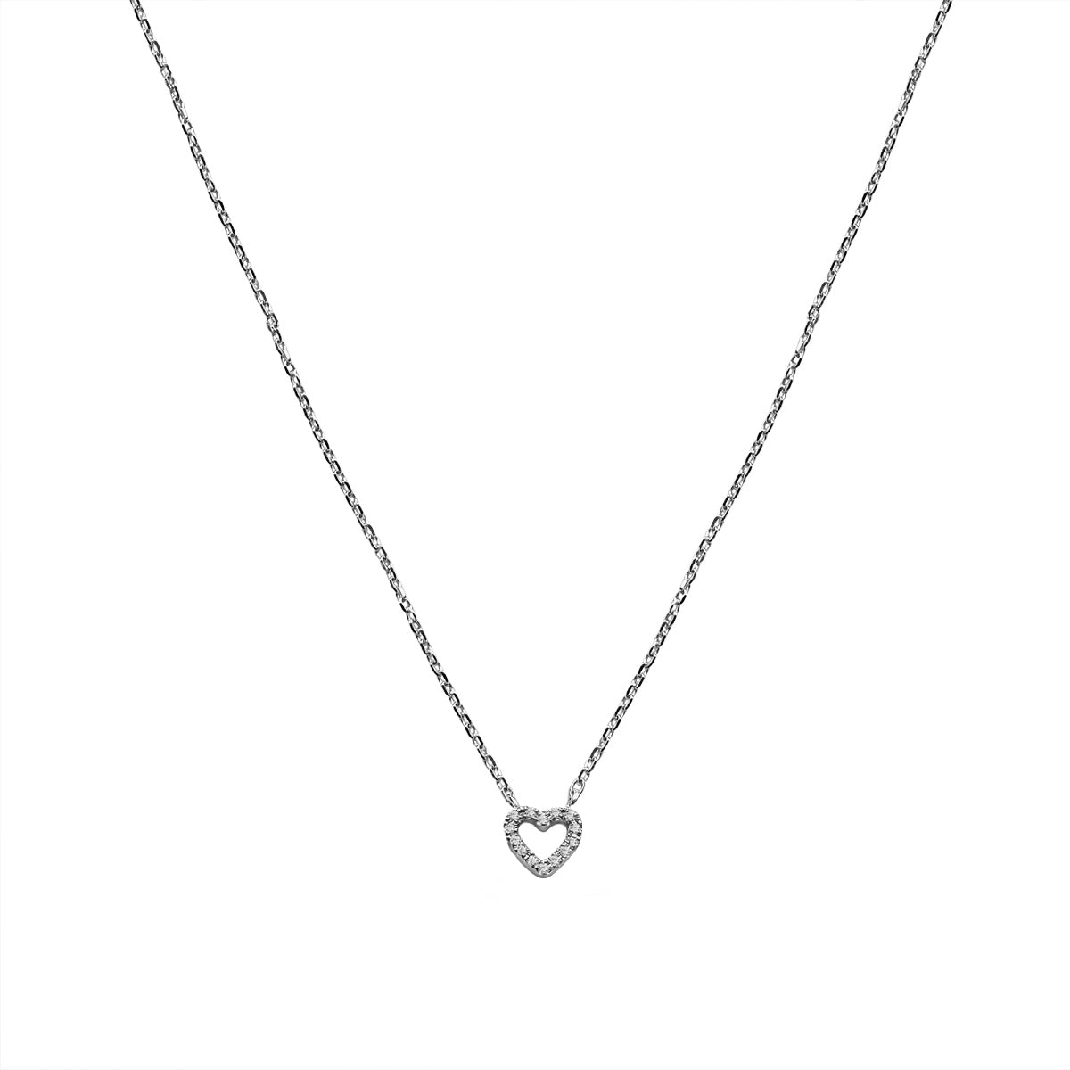 Collar de oro de primera ley con diamantes Lovelle