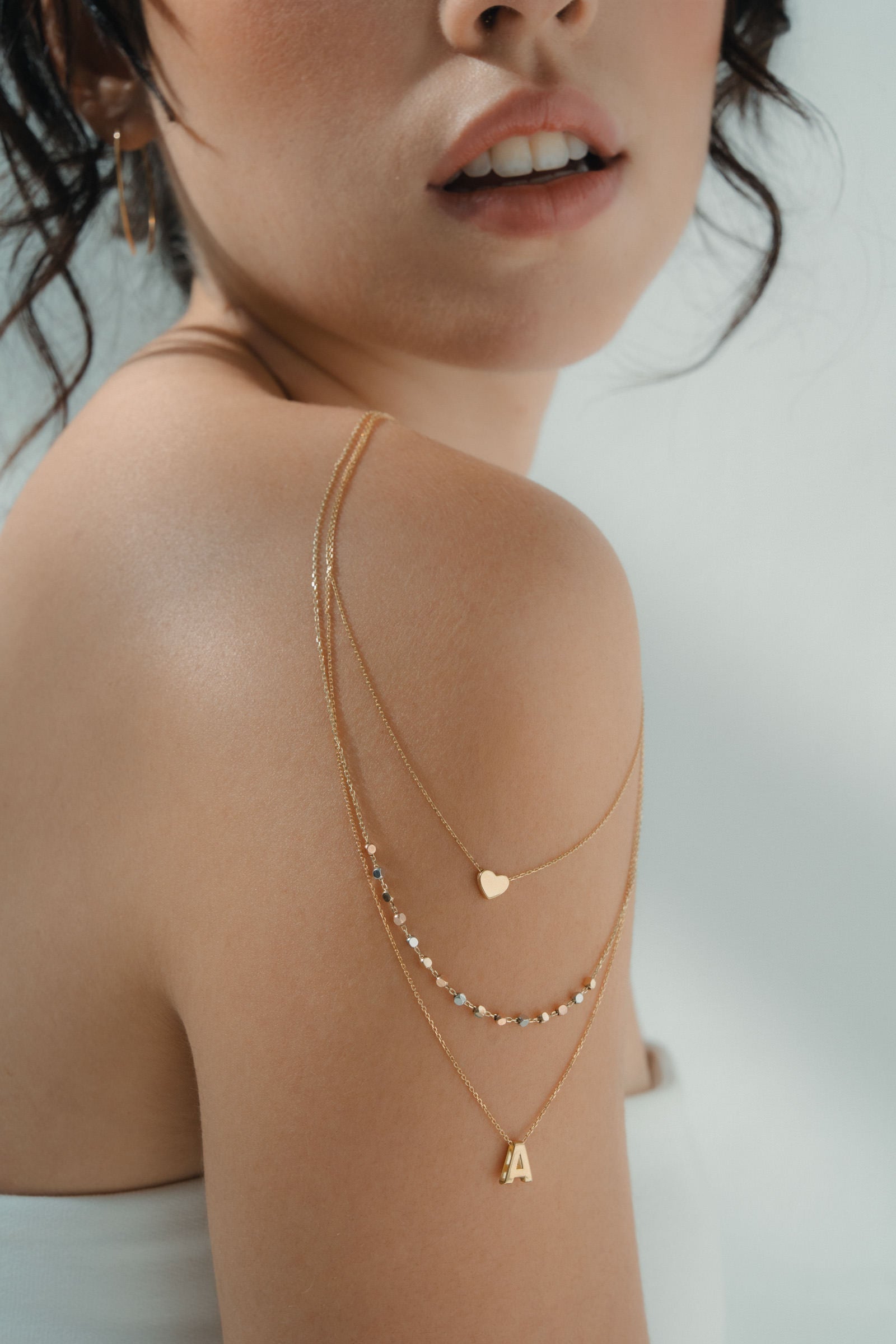 Collar de oro de 9 kilates Trínea