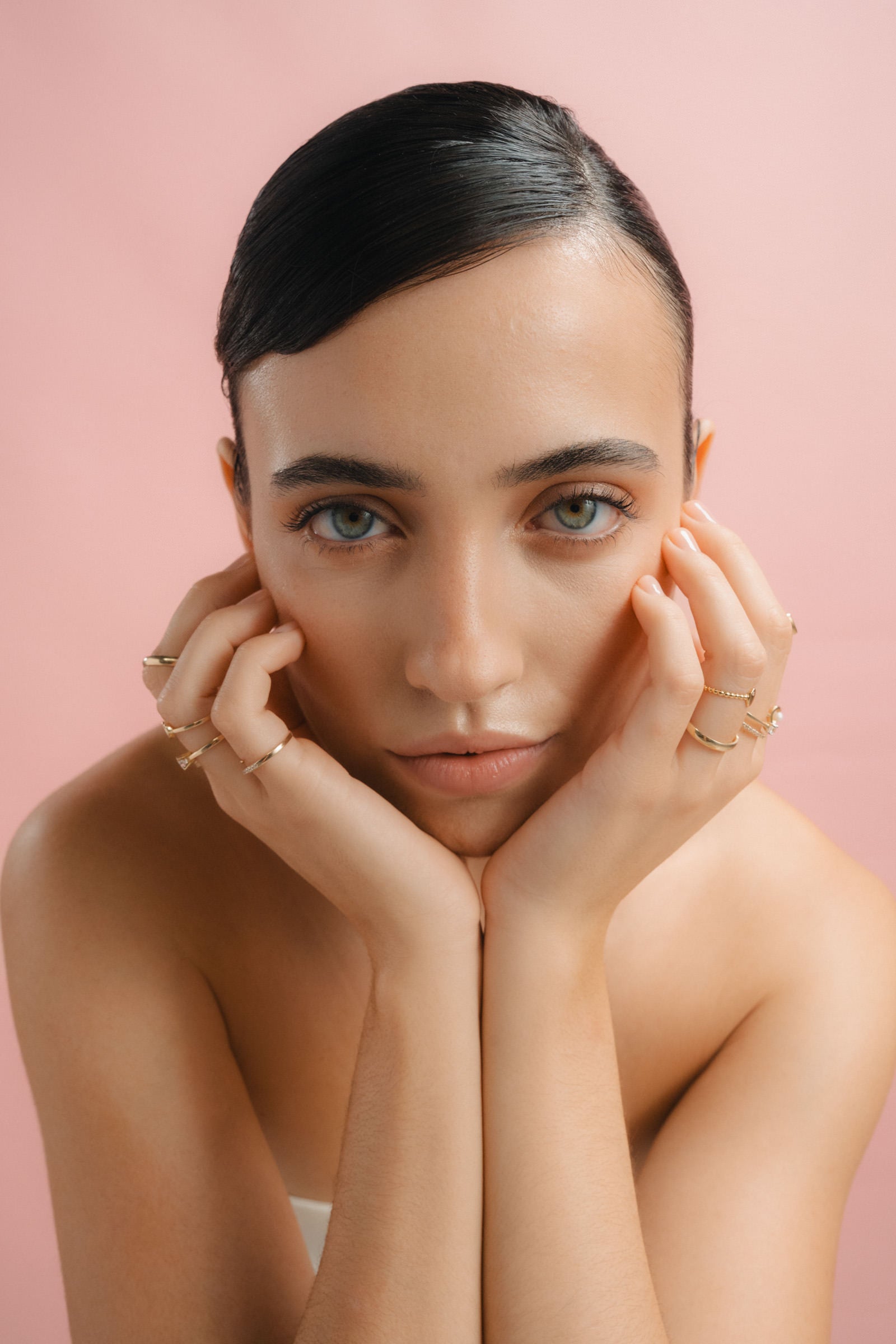 Alianza de oro de 9 kilates Eterna - 3mm