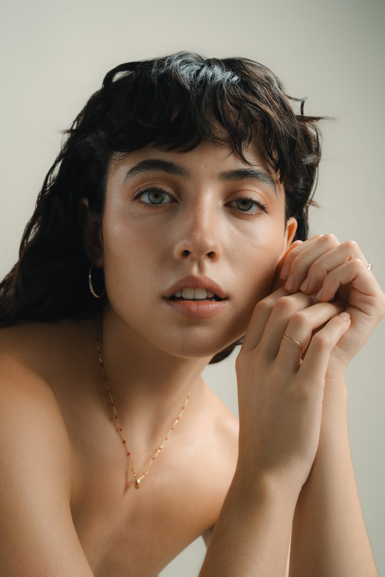 Collar de Oro con esmalte Reno