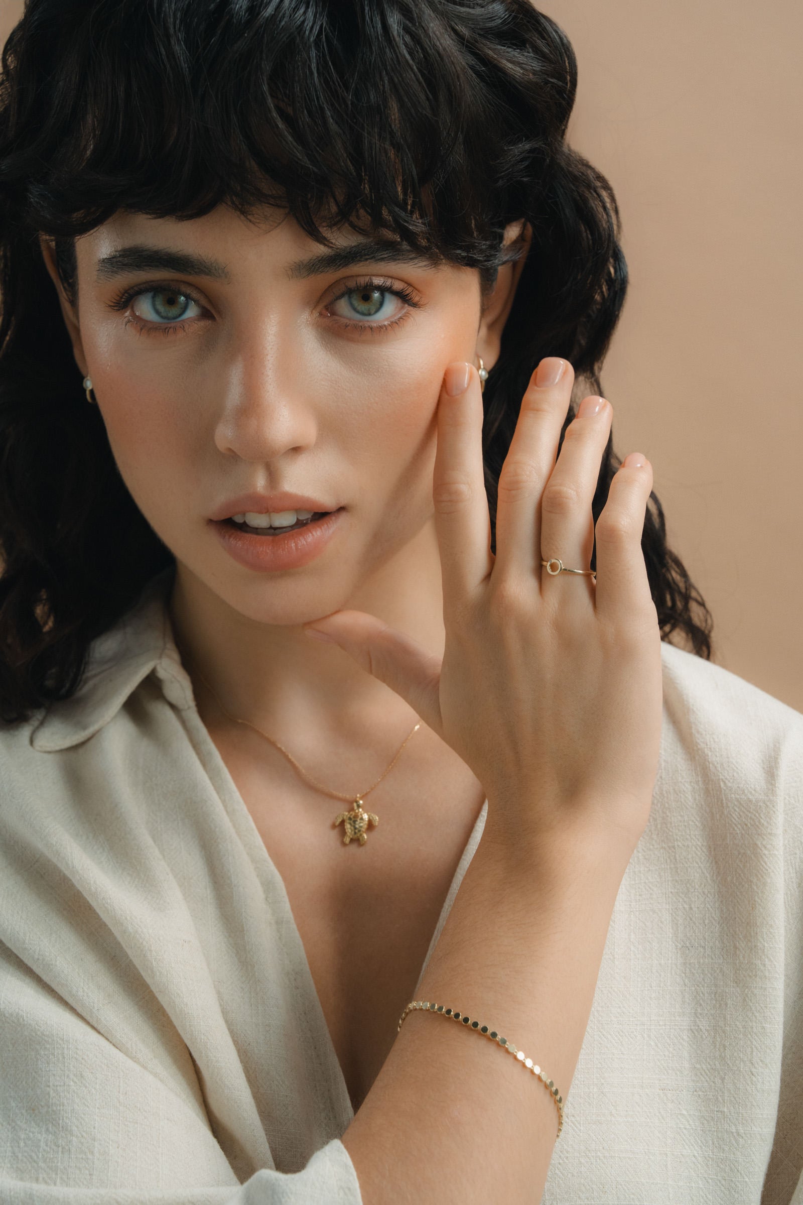 Anillo de oro de 9 kilates Órbita