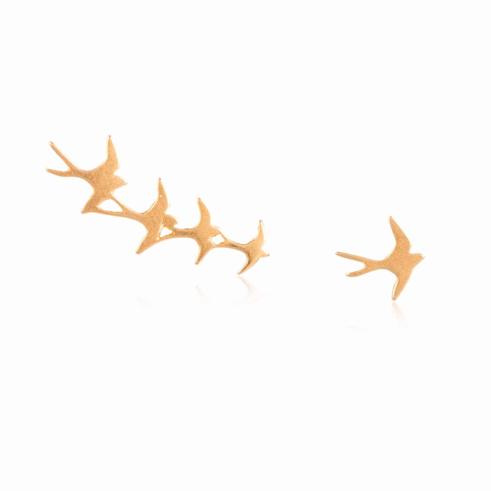 Pendientes de Plata Golondrina