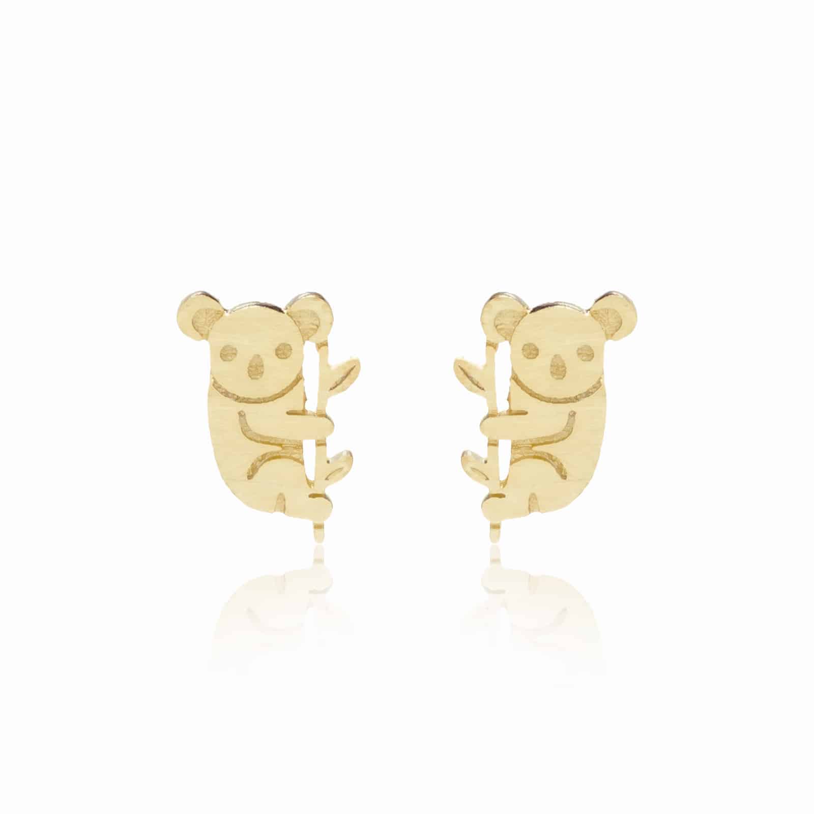 Pendientes de Plata Koala