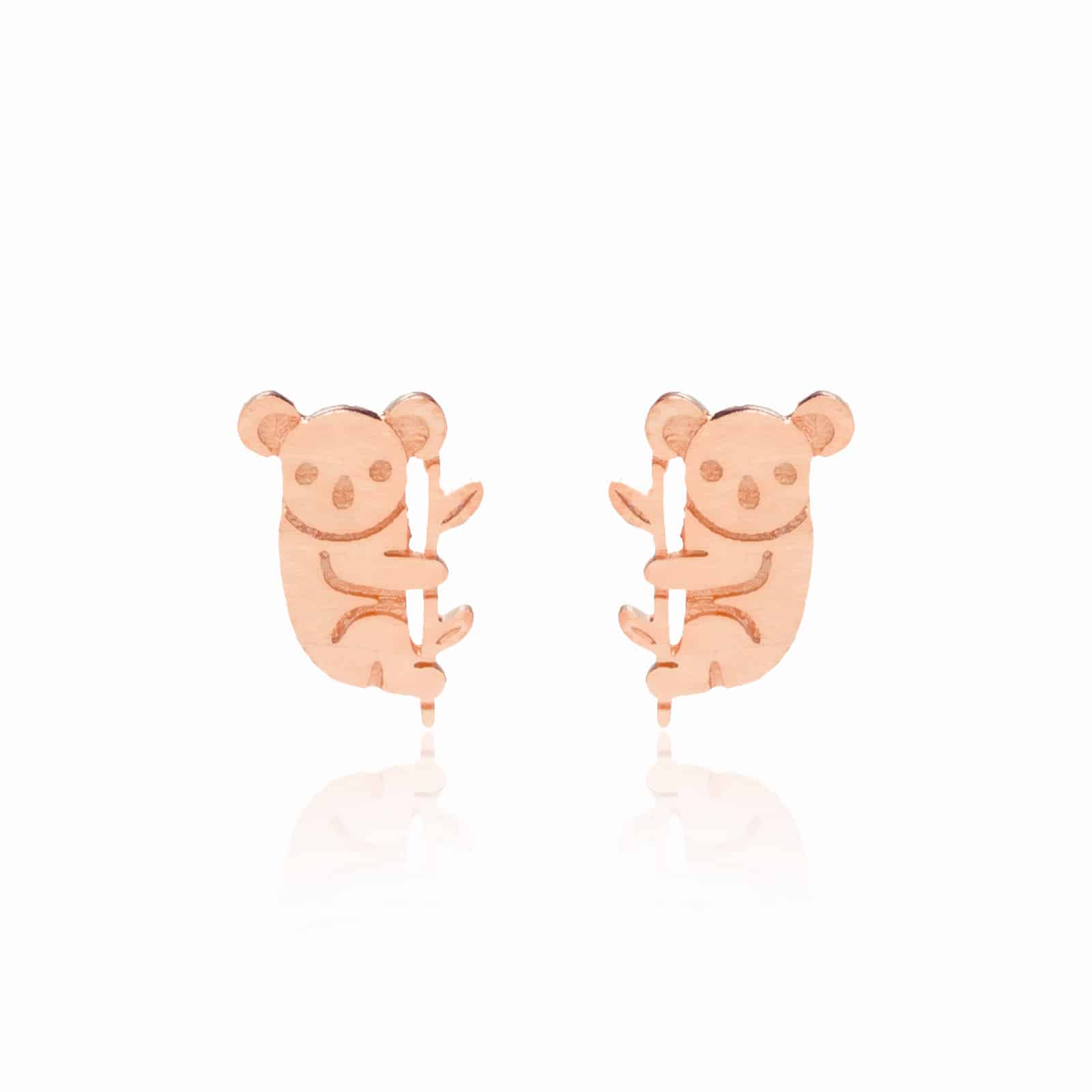 Pendientes de Plata Koala