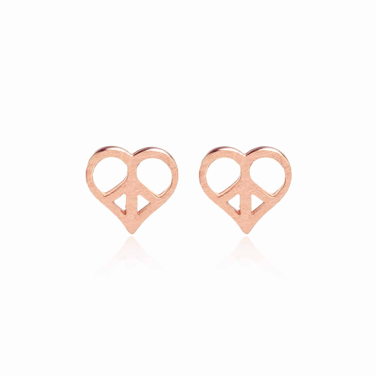 Pendientes de Plata Peace & Love