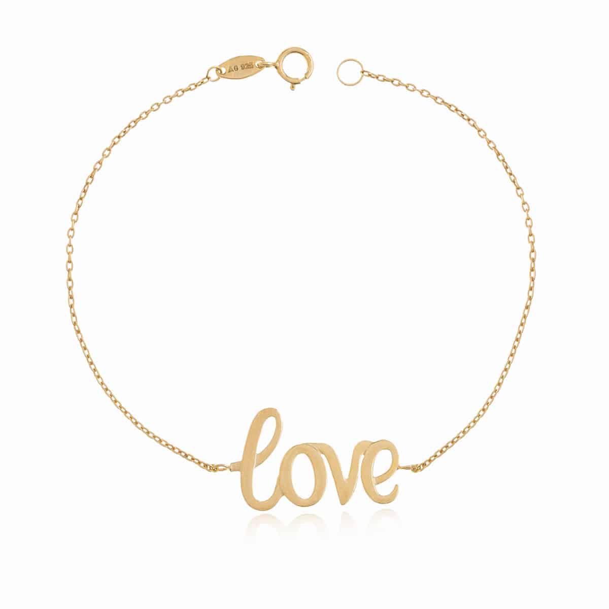 Pulsera de Plata Love