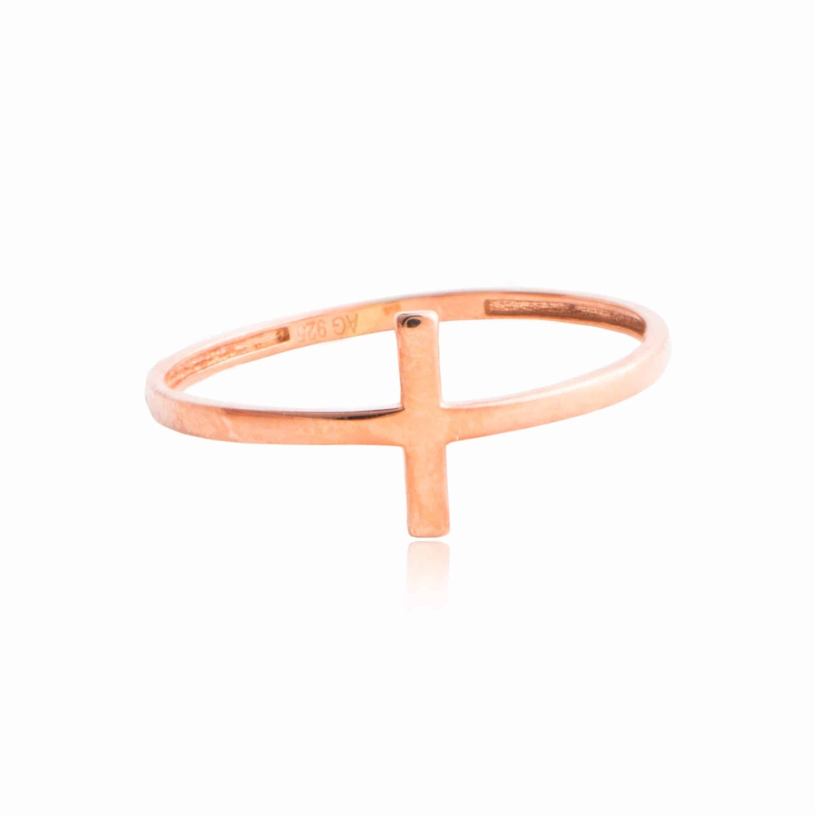 Anillo de Plata Cruz