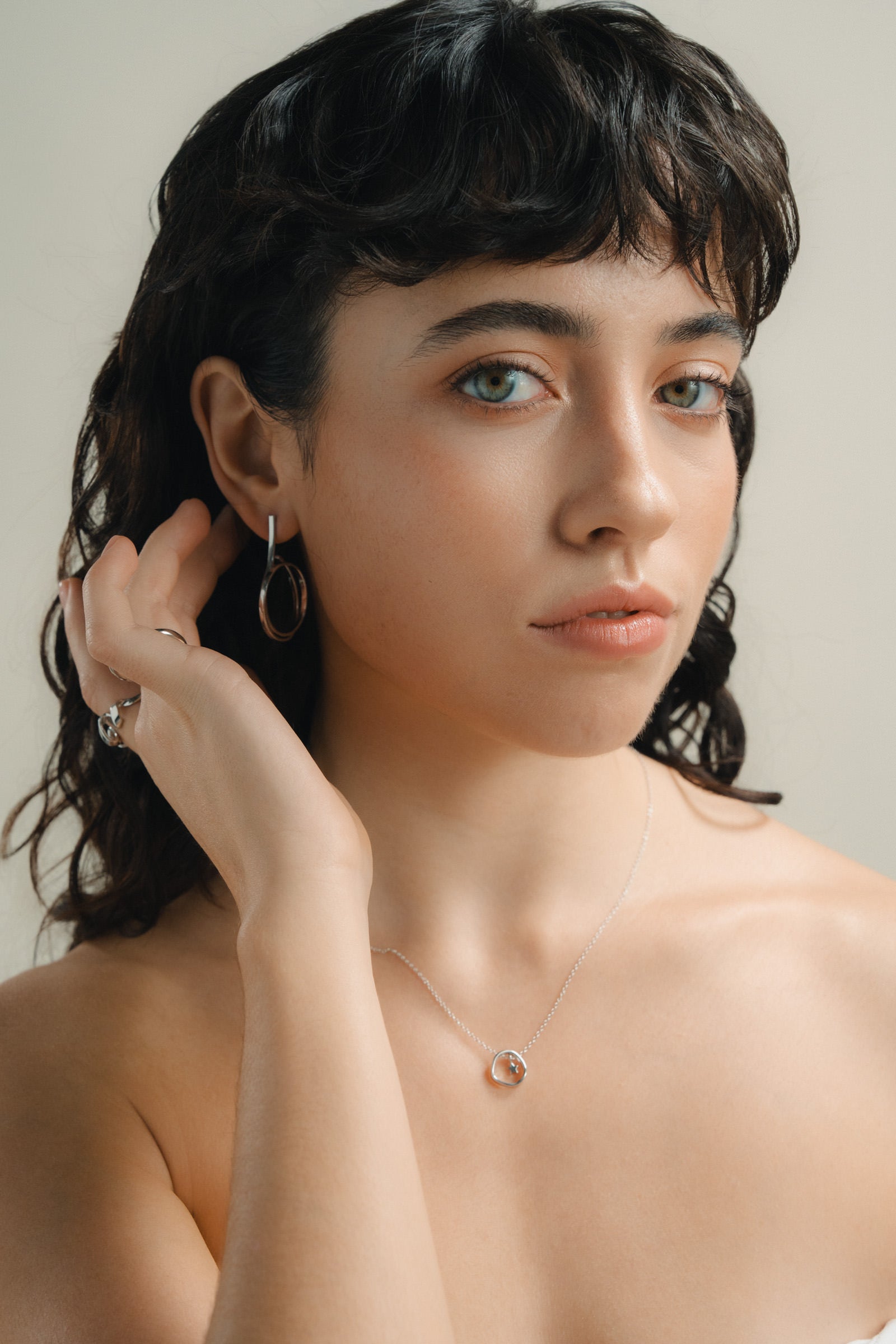 Pendientes de Plata Twister