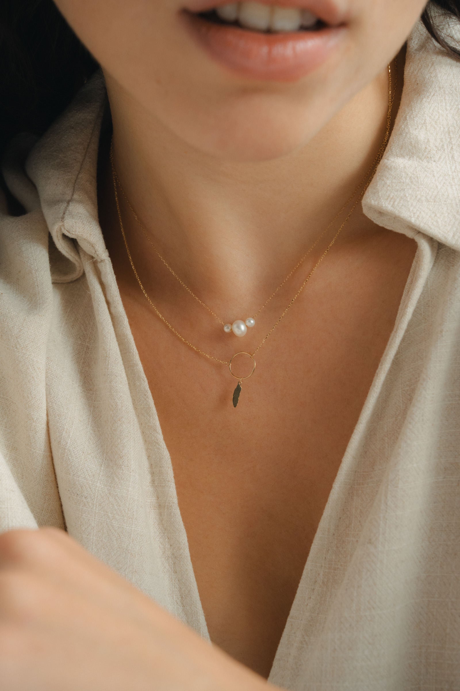 Collar de oro Emeline